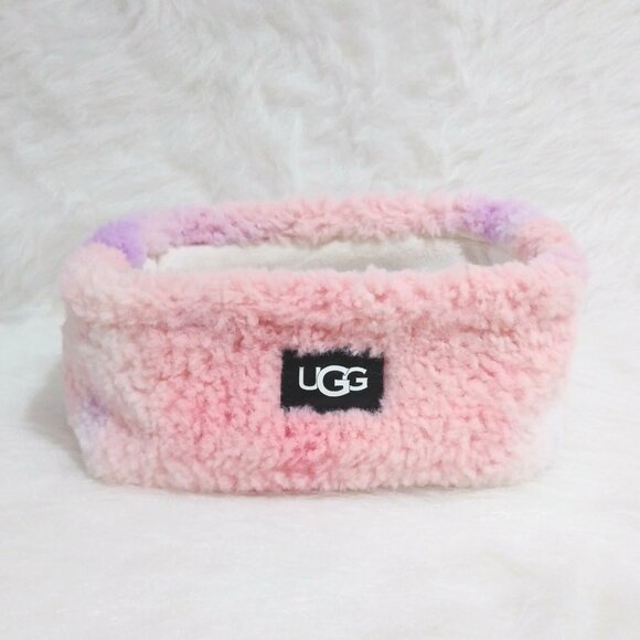Ugg Pink Teddy Plush Small Storage Basket - Picture 1 of 10